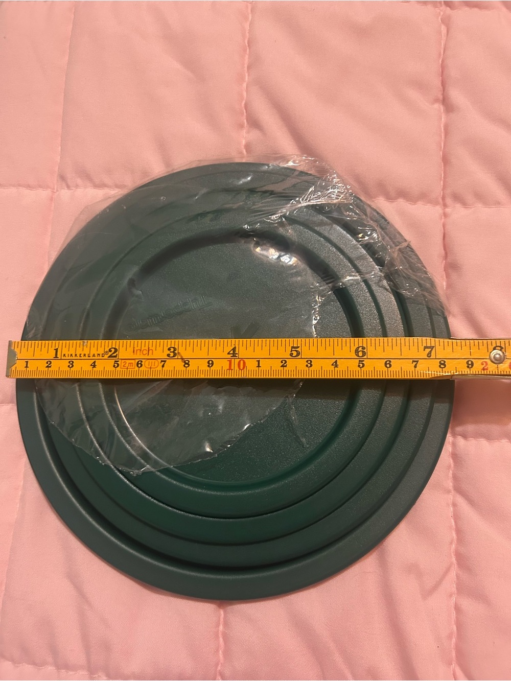 Tupperware Green Round Container Lids Set of Four - Picture 8 of 8
